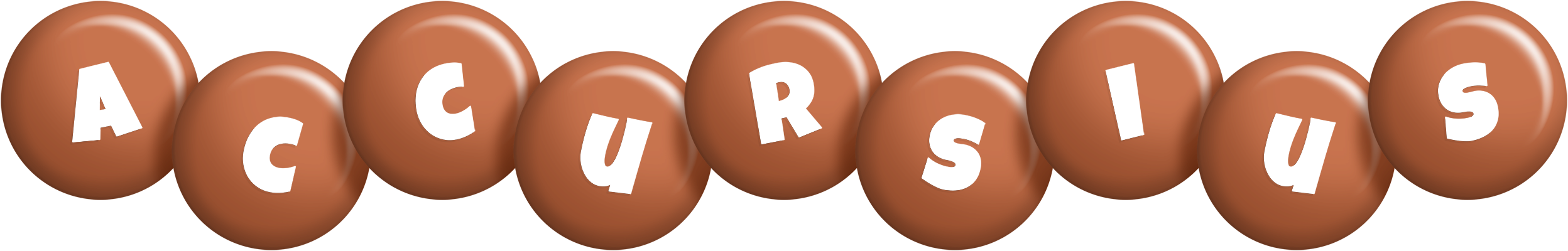 Accursius candy-brown logo