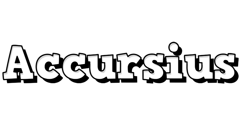 Accursius snowing logo