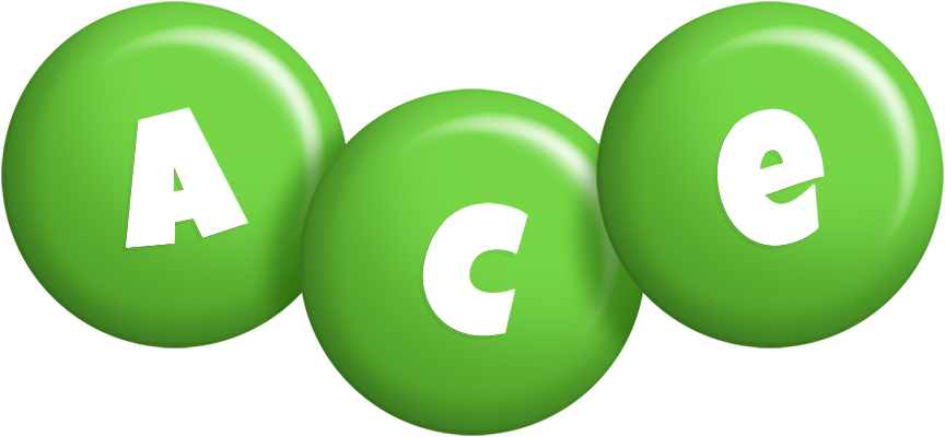 Ace candy-green logo