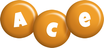 Ace candy-orange logo