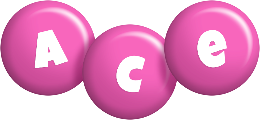 Ace candy-pink logo
