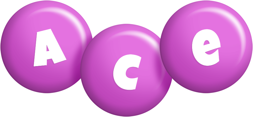 Ace candy-purple logo
