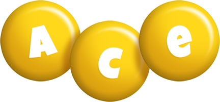 Ace candy-yellow logo