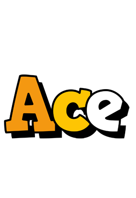 Ace cartoon logo