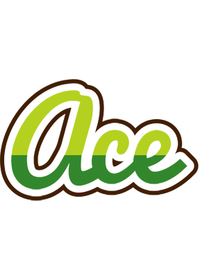 Ace golfing logo