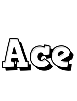 Ace snowing logo