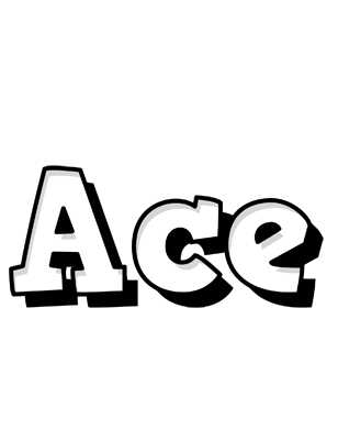 Ace snowing logo