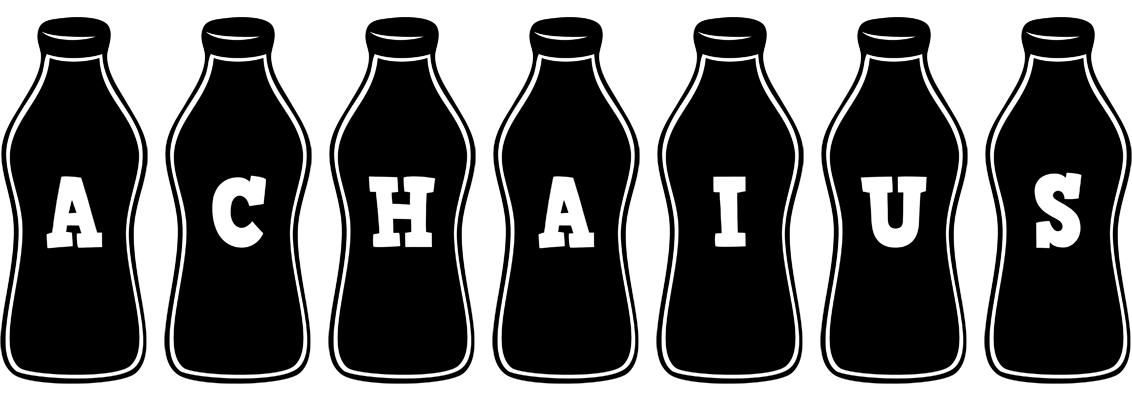 Achaius bottle logo