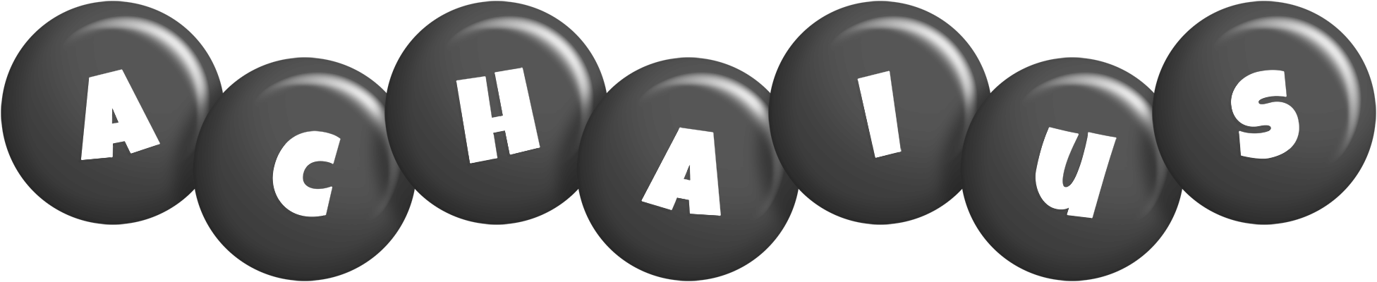 Achaius candy-black logo
