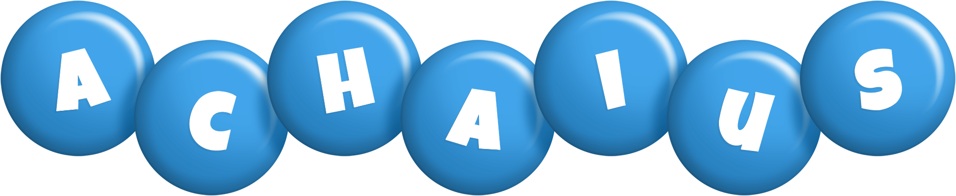 Achaius candy-blue logo