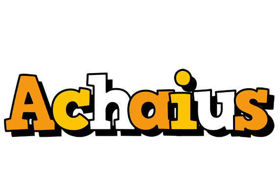 Achaius cartoon logo