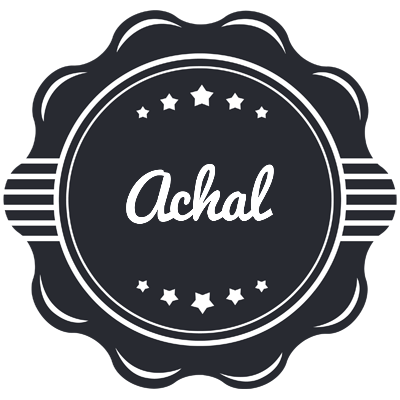 Achal badge logo
