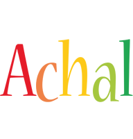 Achal birthday logo