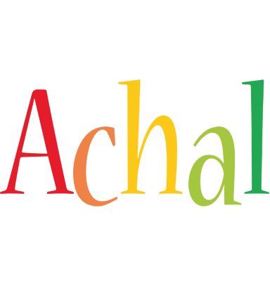 Achal birthday logo