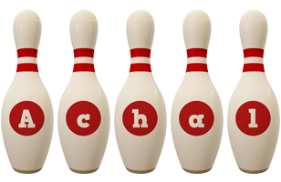 Achal bowling-pin logo