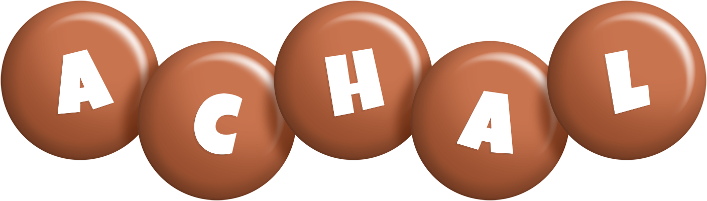 Achal candy-brown logo