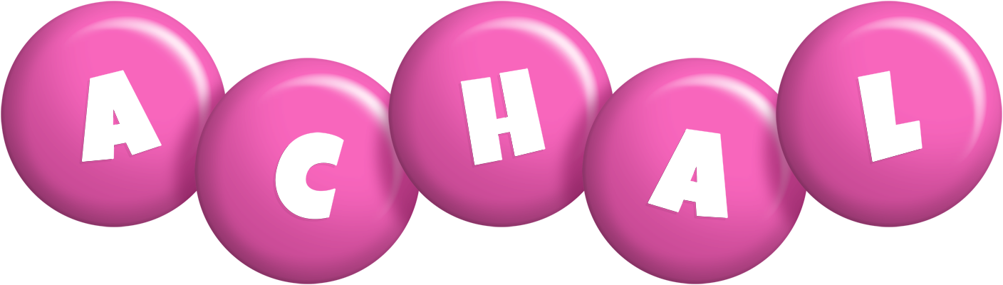 Achal candy-pink logo