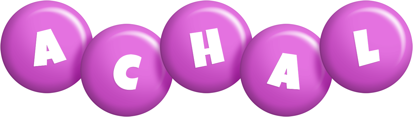 Achal candy-purple logo
