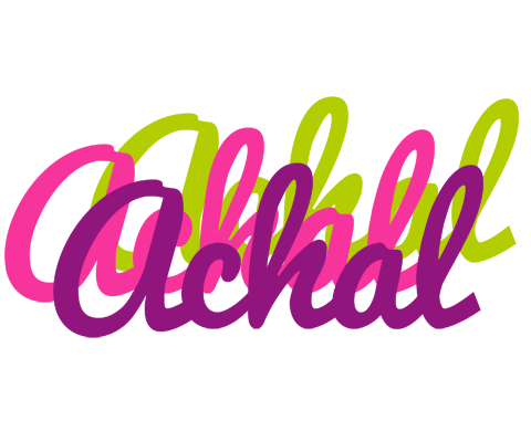 Achal flowers logo