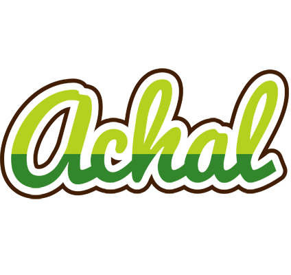 Achal golfing logo