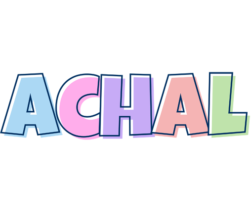 Achal pastel logo