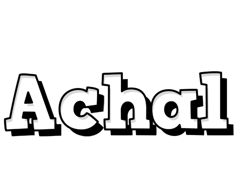 Achal snowing logo