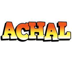 Achal sunset logo