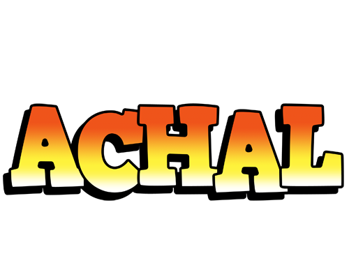 Achal sunset logo