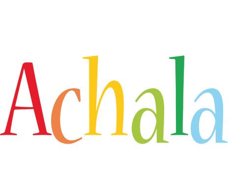 Achala birthday logo