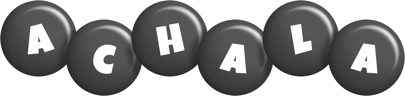 Achala candy-black logo