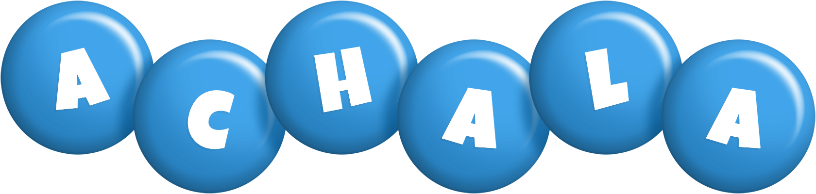 Achala candy-blue logo