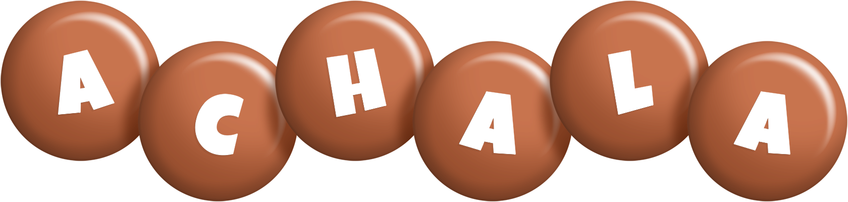 Achala candy-brown logo
