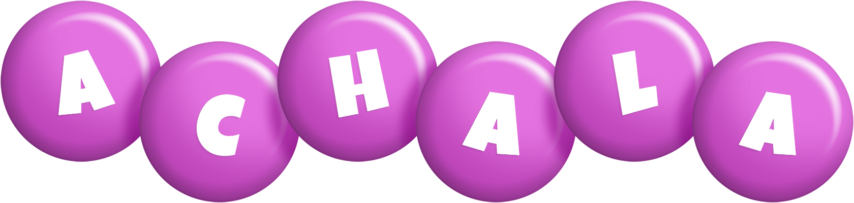 Achala candy-purple logo