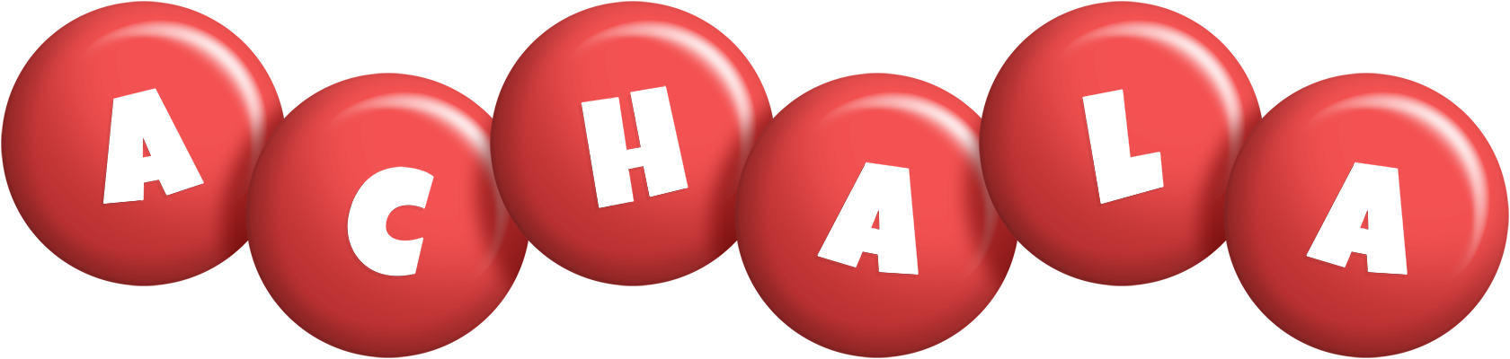 Achala candy-red logo