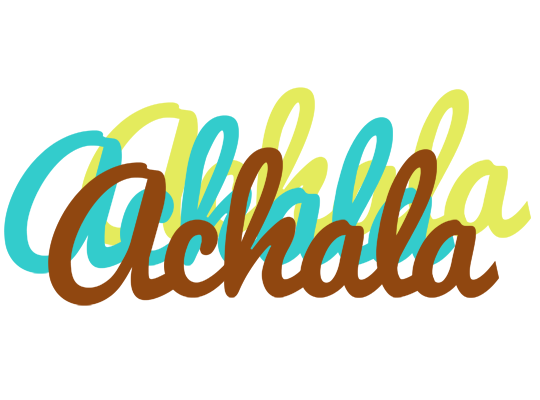 Achala cupcake logo