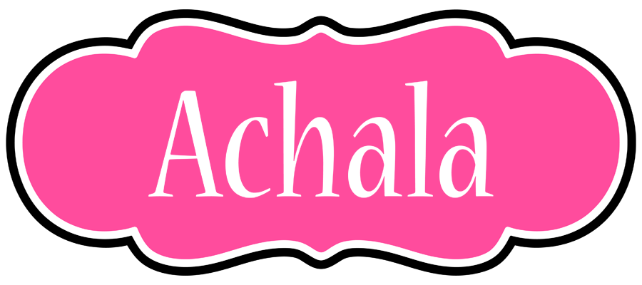 Achala invitation logo