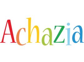 Achazia birthday logo