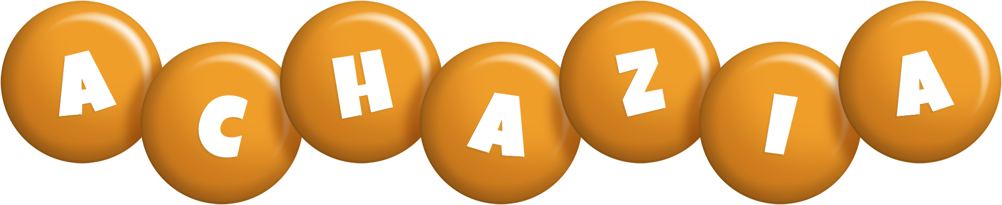 Achazia candy-orange logo