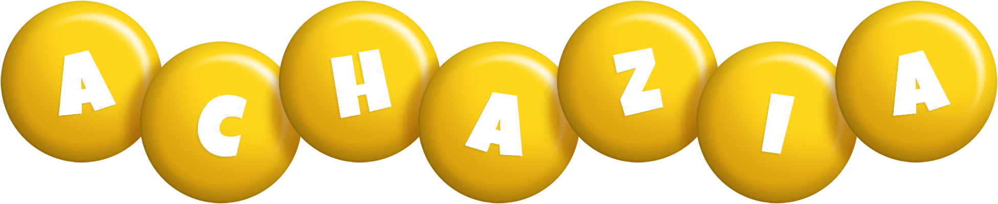 Achazia candy-yellow logo