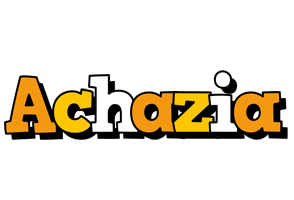 Achazia cartoon logo