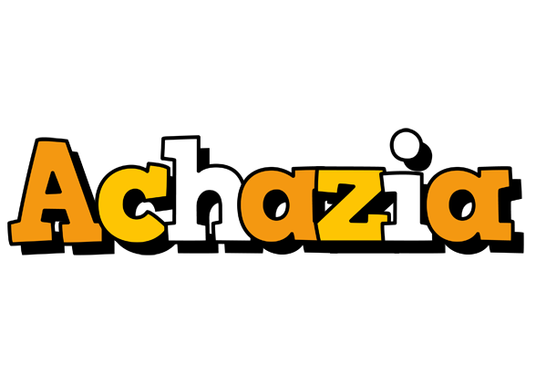 Achazia cartoon logo