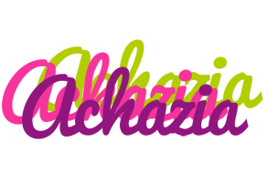 Achazia flowers logo