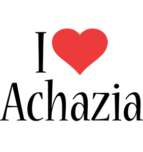 Achazia i-love logo