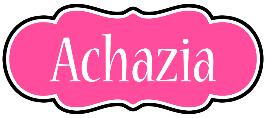 Achazia invitation logo
