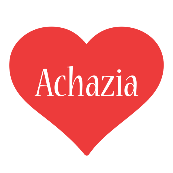 Achazia love logo