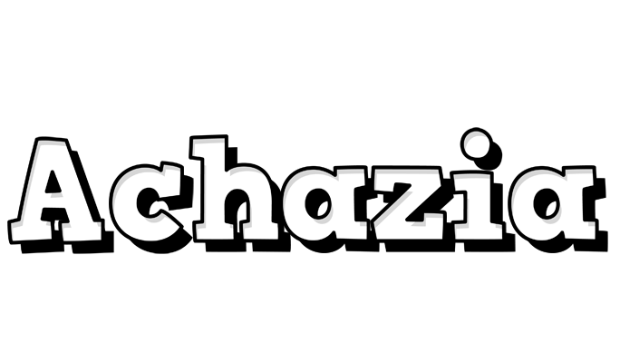 Achazia snowing logo