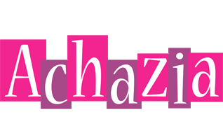 Achazia whine logo