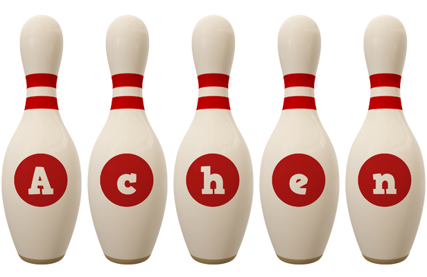 Achen bowling-pin logo