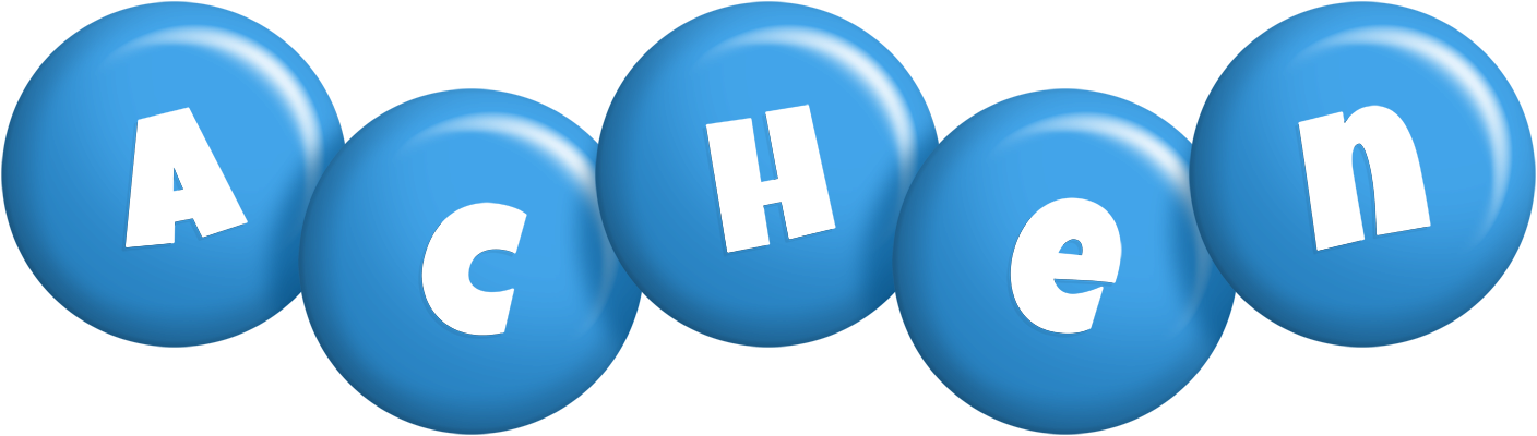 Achen candy-blue logo