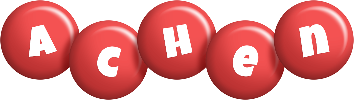 Achen candy-red logo